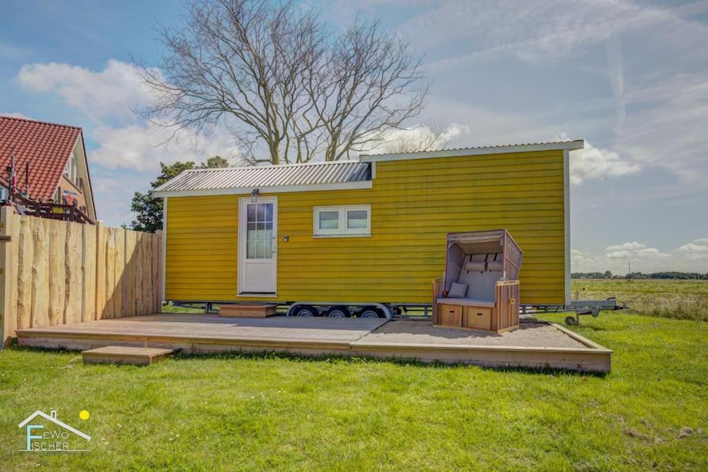 Tiny House Strandhaekster Westerdeichstrich Exterior foto